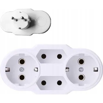 Elektrická zásuvka SÍŤOVÝ ROZBOČKA 4 ZÁSUVKY
