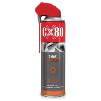 CX80 Copper Grease - Mazivo s mědí vysokoteplotní DUO sprej 500 ml