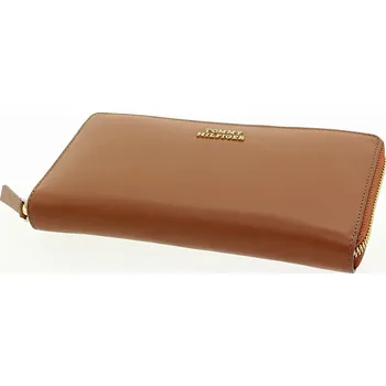 Peněženka TOMMY HILFIGER Dámská hnědá kožená pěněženka AW0AW17361-GPA-632 Velikost