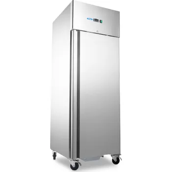 Lednice Maxima Chladící skříň 700l, 3 nastavitelné police (2/1GN), nerez