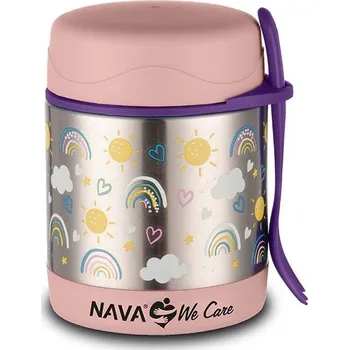 Termoska Termoska jídlovka 0,35l NR, SLUNÍČKO, pink, d 8,8x12cm, 6hod.