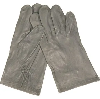 Rukavice BW kožené bez podšívky ŠEDÉ použité velikost: 9