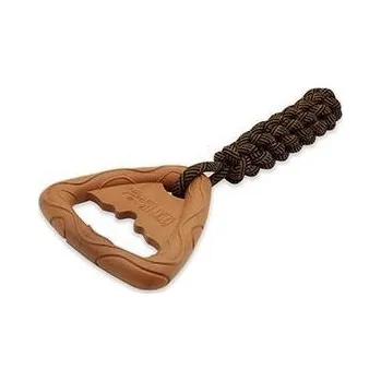 Hračka pro psa Akinu ČESKÝ LES Přetahovadlo s peškem TPR hračka pro psy hříbková hnědá