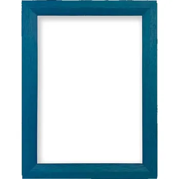 Rám na obraz Fotorámeček Dresden Rozměr: 9 x 13 cm, Barva: Modrá, Typ zasklení: Sklo