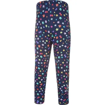 LITTLE ANGEL legíny tm. modrá kvítka vel. 110 cm