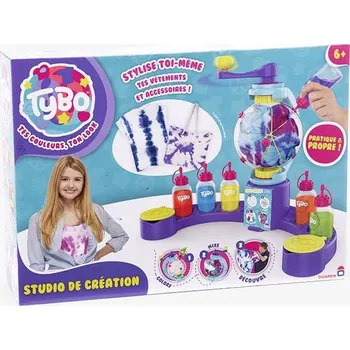 kreativní sada TYBO FABRIKA STUDIO SADA NA BARVENÍ LÁTEK TRIČEK KREATIVNÍ BARVY