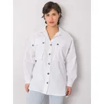 Bílá dámská oversize košile 346-KS-027.45-white Velikost: S
