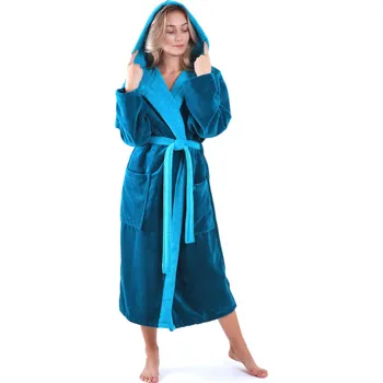 Dámský župan Vestis župan Tampa duo unisex (1016) Velikost: XL, Tampa duo barvy unisex: petrolejová