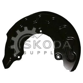 Brzdový kotouč Ochranný plech proti rozstřikování, brzdový kotouč ŠKODA Original OEM 6R0 615 312C