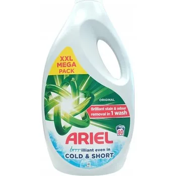 Prací gel Ariel Cold Wash Kolor Gel na praní barevného prádla 80 dávek 2,64L