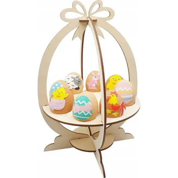Velikonoční dekorace Podstavec košík stojan na VEJCE Velikonoce SILNÝ ! k malování košíčku