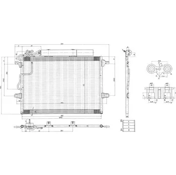 Výparník klimatizace Kondenzátor, klimatizace HART 606 127