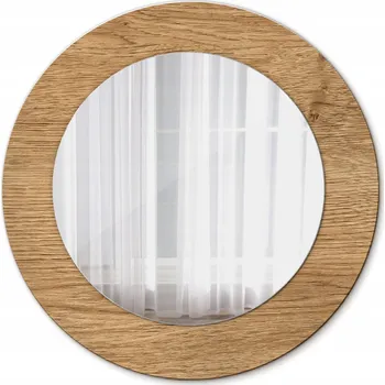 Zrcadlo Nástěnné Zrcadlo do Koupelny Textura dřeva 50 cm