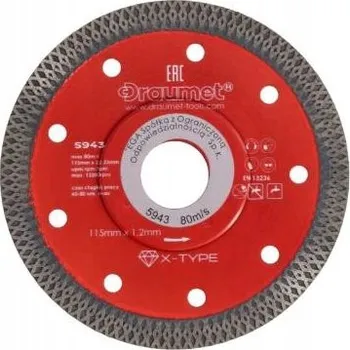 Řezný kotouč FDRAUMET diamantový kotouč X-TYPE 115x22,23x1,2 mm