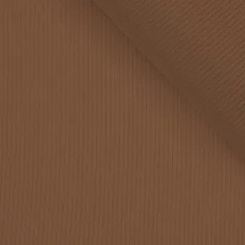 Konfekční žebrovaný úplet nový OSKAR light karamel № 10