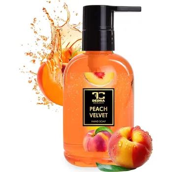 Mýdlo PEACH VELVET | šetrné tekuté mýdlo s glycerinem | 310 ml | FRUITY EDITION Dedra