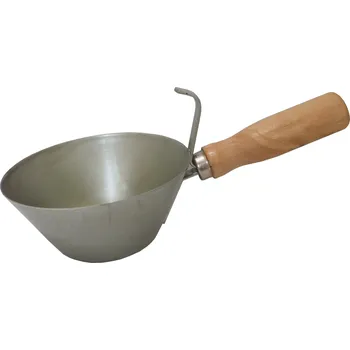 Zdenické nářadí TOPTRADE naběračka s rukojetí, pozinkovaná, O 180 mm (TOPTRADE naběračka s rukojetí, pozinkovaná, O 180 mm)