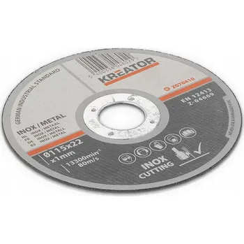 Řezný kotouč Řezný kotouč na nerezovou ocel INOX 115x1,2 6 kusů KREATOR