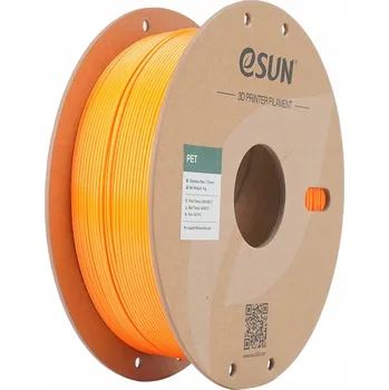 Filament ESUN PET Filament oranžový, 1.75mm, 1000g, papírová cívka
