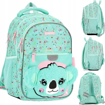 Vícekomorový Školní batoh Starpak zelený 23 l