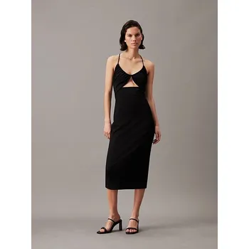 Dámské džíny Calvin Klein Jeans | Tie Detail Long šaty | XL