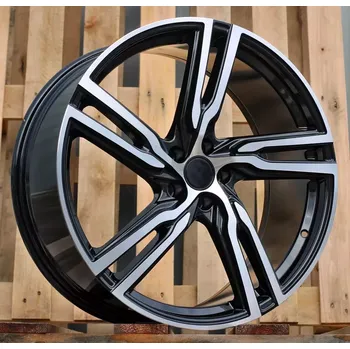 Alu kolo Alu kola Racing Line FE161, 21x9 5x108 ET38.5, černá + leštění (zátěžová) vhodné pro Volvo XC60 (od 2018), Volvo XC90 (od 2015)