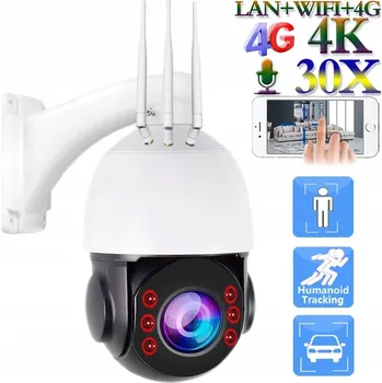 Bezpečnostní kamera IP kopulovitá kamera (dome) G-VISION 4G se SIM kartou, 8 Mpx