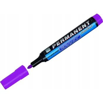 POPISOVAČ permanentní fialový Rychleschnoucí kulatý HROT KRÁSNÁ BARVA