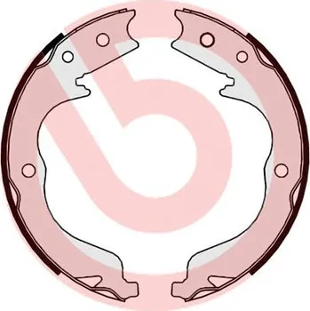 Brzdová čelist Sada brzdových čelistí, parkovací brzda BREMBO S 61 542