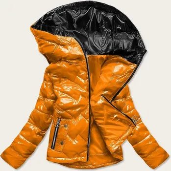 Dámská cargo bunda Žlutá prošívaná bunda pro ženy s kapucí 29Y SWEST, odstíny žluté L (40) i392_16819-49