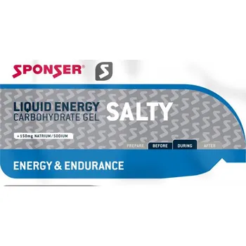 Energetický gel s betaglukany SPONSER LIQUID ENERGY SALTY 35g