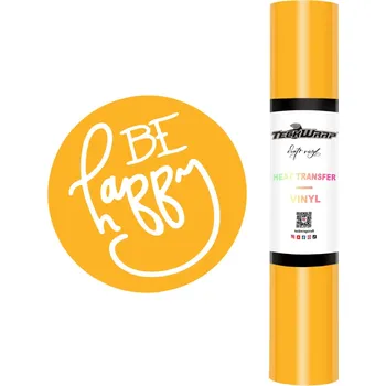 Samolepící dekorace TeckWrap PU HTV - Yellow Velikost: 0,3 x 1,5 m