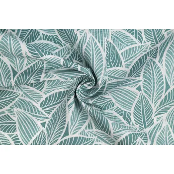 Bavlna režná mintové listy