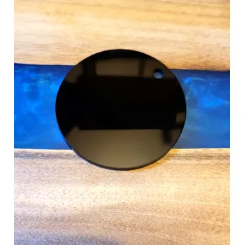 ToPaLL Kulatá klíčenka - Černá Barva: Nikl Černý