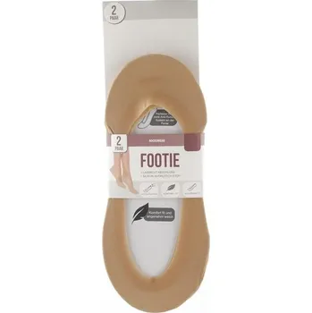 Dámské ponožky Ponožky do balerín Footie 2 páry tělové - 39-42 | P686426