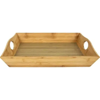 HIT Servírovací tác z bambusového dřeva 41x30x7,5cm HT-24501386