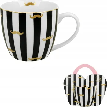 Hrnek Duo Vousy porcelán 460 ml