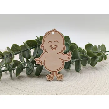 omalovánky Dřevěná velikonoční omalovánka Kuřátko - D-decor