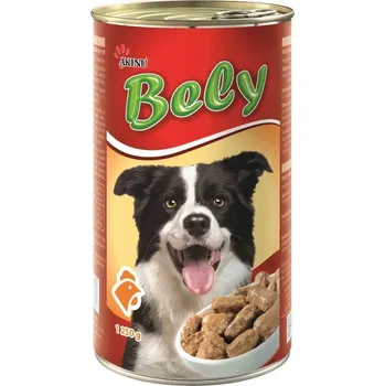 Krmivo pro psa Akinu BELY Drůbeží kousky v omáčce konzerva pro psy 1250 g