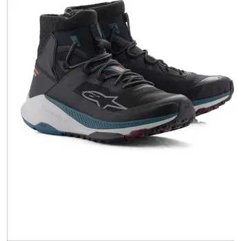 Moto obuv Kotníkové boty na motorku ALPINESTARS SPEEDFORCE XR, (černá/modrá/zelená/šedá) 2025