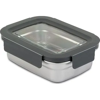 Dóza na potraviny Dóza 0,60l MISTY 16,7x12,3x 5,3cm, patent., NR/víko okénko, plast