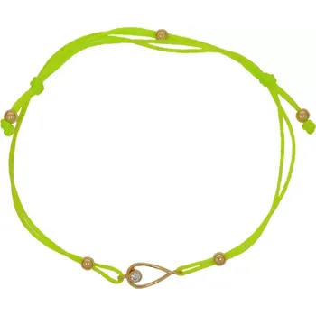 Náramek Provázkový náramek se slzou