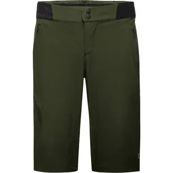 cyklistický dres GORE C5 Shorts utility green XL