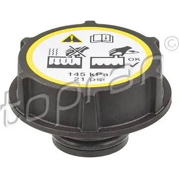 Palivová nádrž Uzavírací víčko, nádoba chladiva TOPRAN 304 951