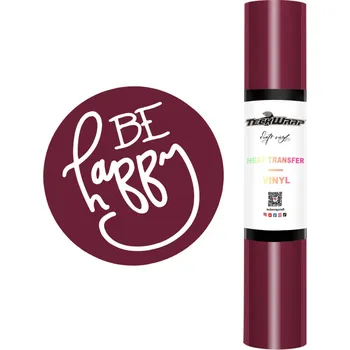 Samolepící dekorace TeckWrap PU HTV - Maroon Velikost: 30,5 x 30 cm