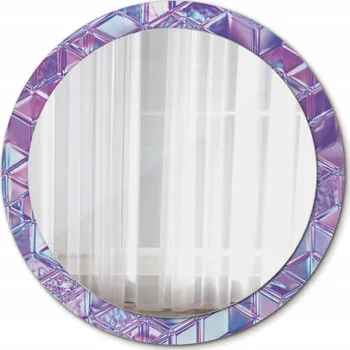 Zrcadlo Moderní Zrcadlo s křišťálovým vzorem, 90 cm