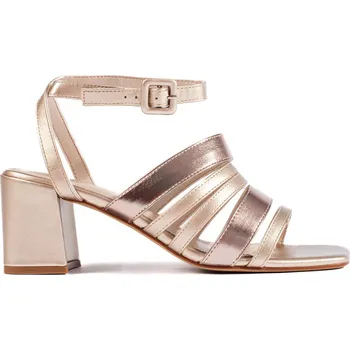 Dámské sandále Zlaté dámské sandály s pásky SK-069GO Velikost: 39