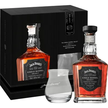 Whisky Jack Daniel's Single Barrel Select se sklenicí 47% 0,7l
