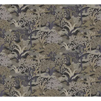 Tapeta Masureel Vliesová tapeta na zeď, hnědo-modrá, příroda, ZON503, Amazone, Masureel, velikost 10,05 x 0,7 m