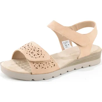 Dámské polobotky Wojtylko Dámské letní sandály 7S2536I s vyměkčenou masažní stélkou béžová 39